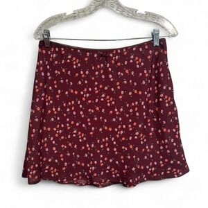 Wild Fable mini skirt‎ with flower print size medium y2k floral spring